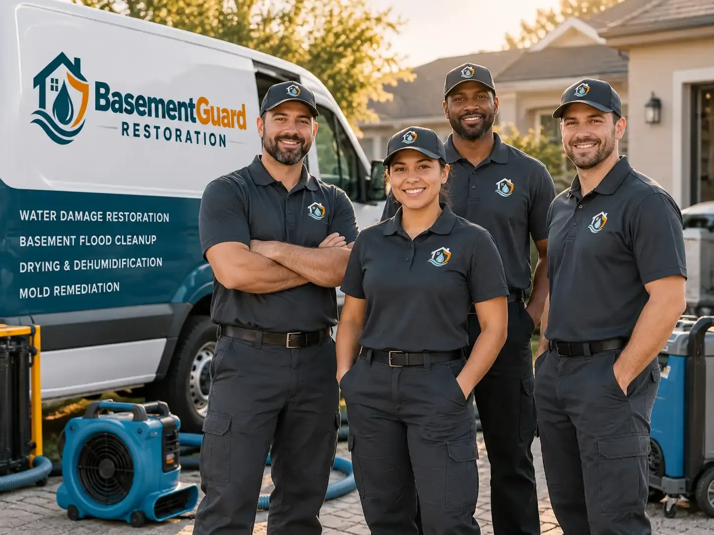 Basement Water Damage Restoration company in Rackerby, CA